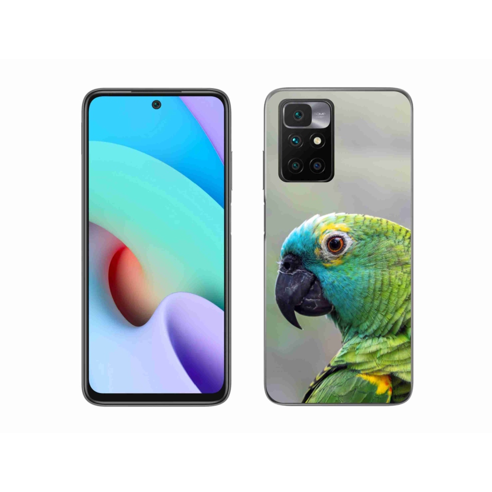 Gélový kryt mmCase na Xiaomi Redmi 10/Redmi 10 (2022) - papagáj amazoňan