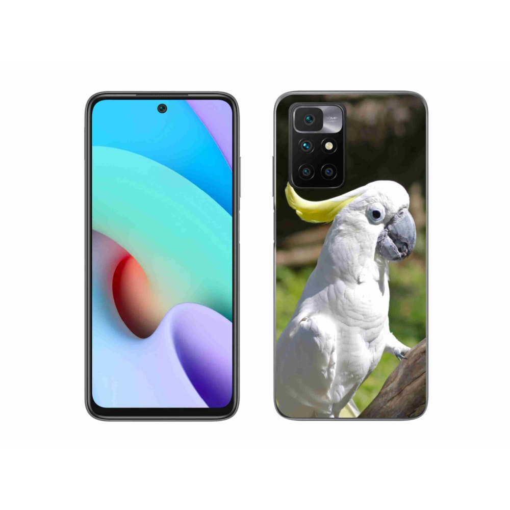 Gélový kryt mmCase na Xiaomi Redmi 10/Redmi 10 (2022) - papagáj kakadu 2