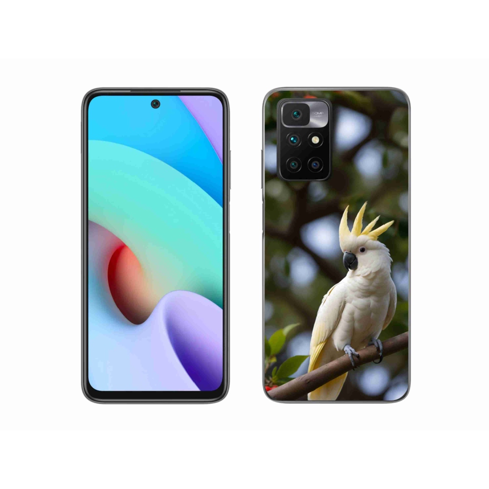 Gélový kryt mmCase na Xiaomi Redmi 10/Redmi 10 (2022) - papagáj kakadu 3