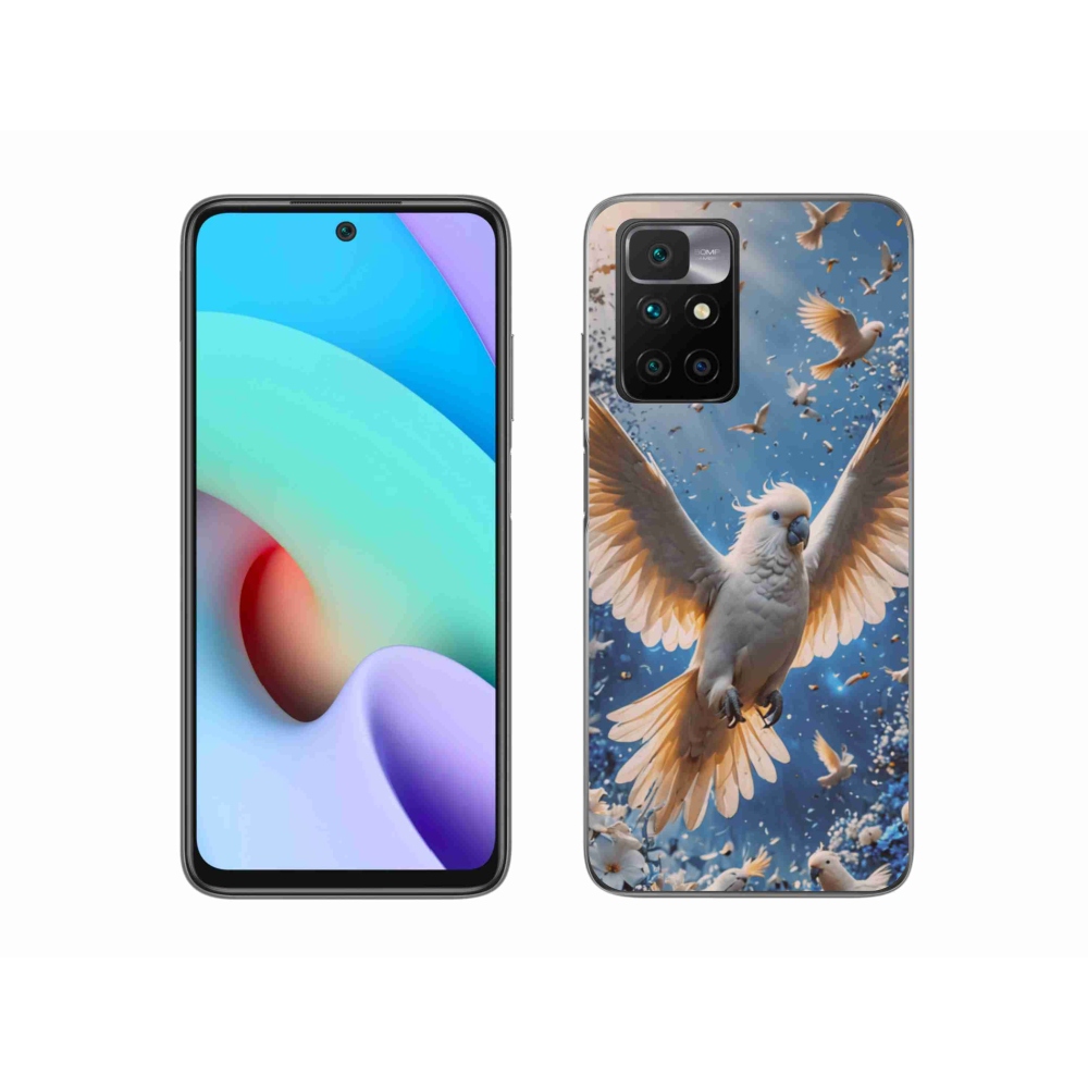 Gélový kryt mmCase na Xiaomi Redmi 10/Redmi 10 (2022) - papagáj kakadu