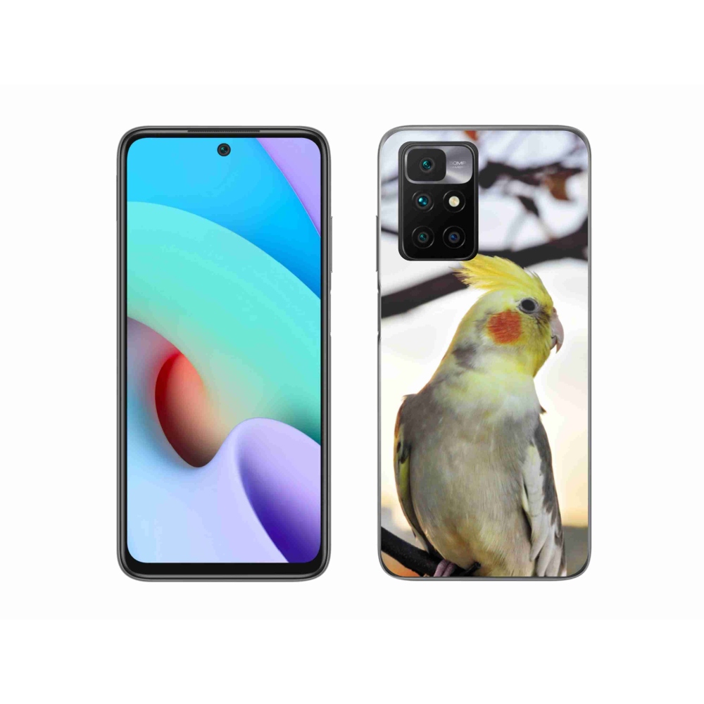 Gélový kryt mmCase na Xiaomi Redmi 10/Redmi 10 (2022) - papagáj korela