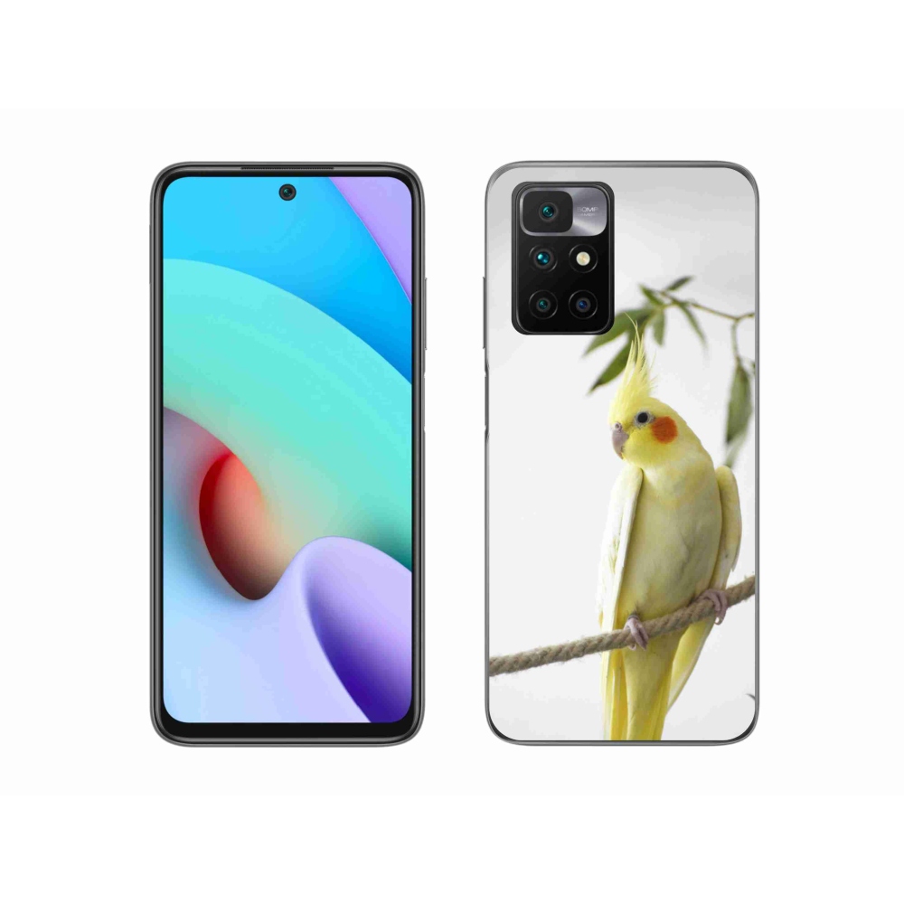 Gélový kryt mmCase na Xiaomi Redmi 10/Redmi 10 (2022) - papagáj korela chocholatá