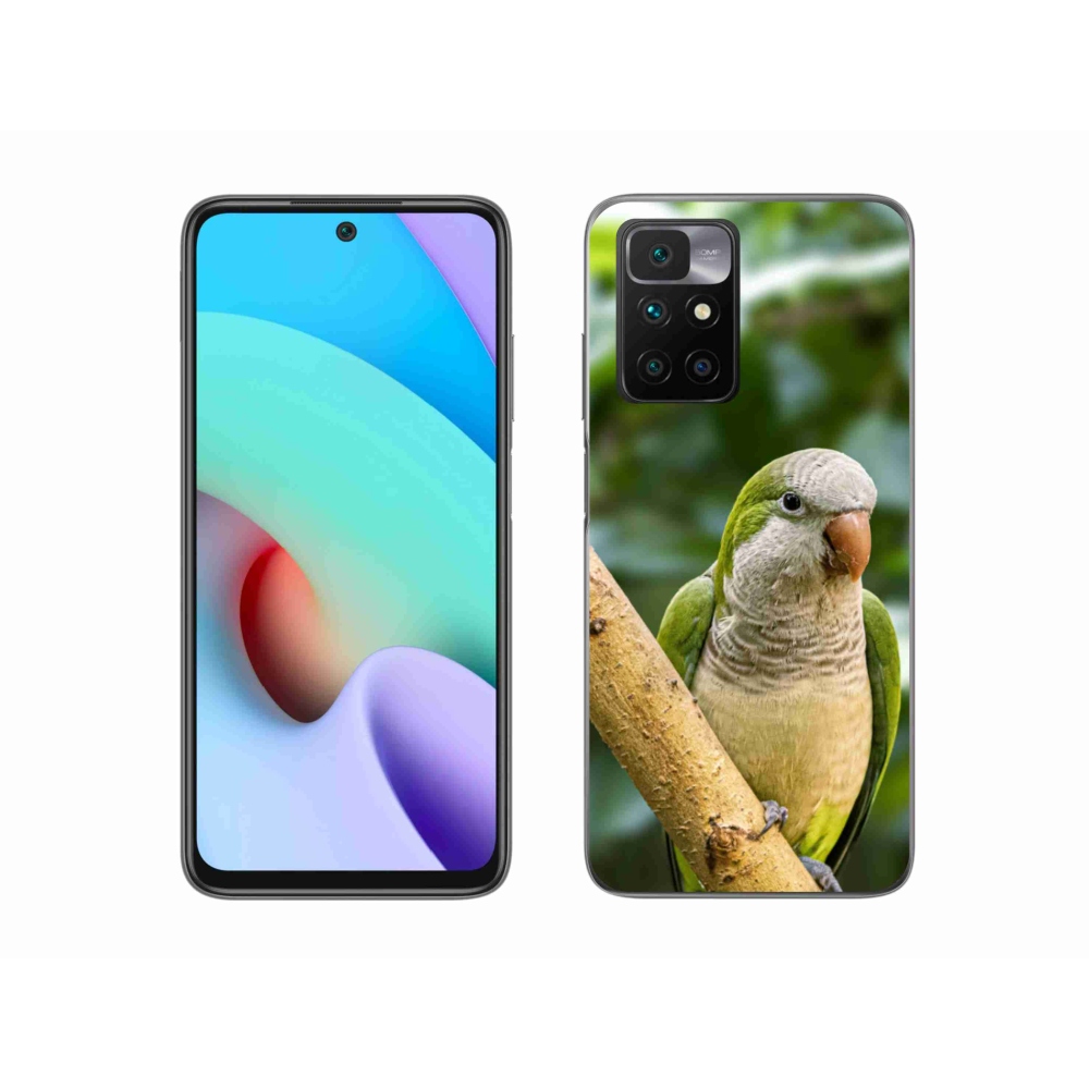 Gélový kryt mmCase na Xiaomi Redmi 10/Redmi 10 (2022) - papagáj mníšok