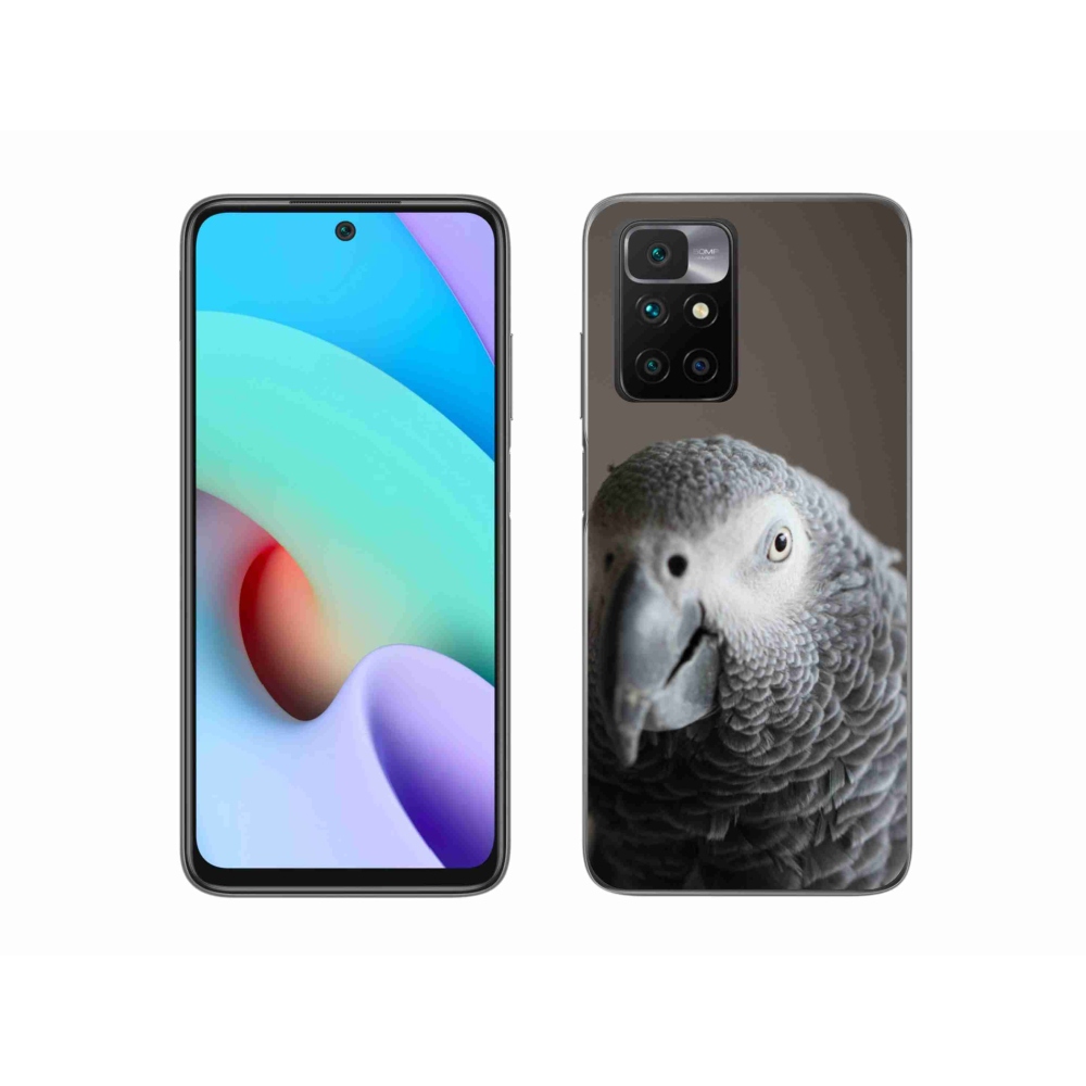 Gélový kryt mmCase na Xiaomi Redmi 10/Redmi 10 (2022) - papagáj žako 2