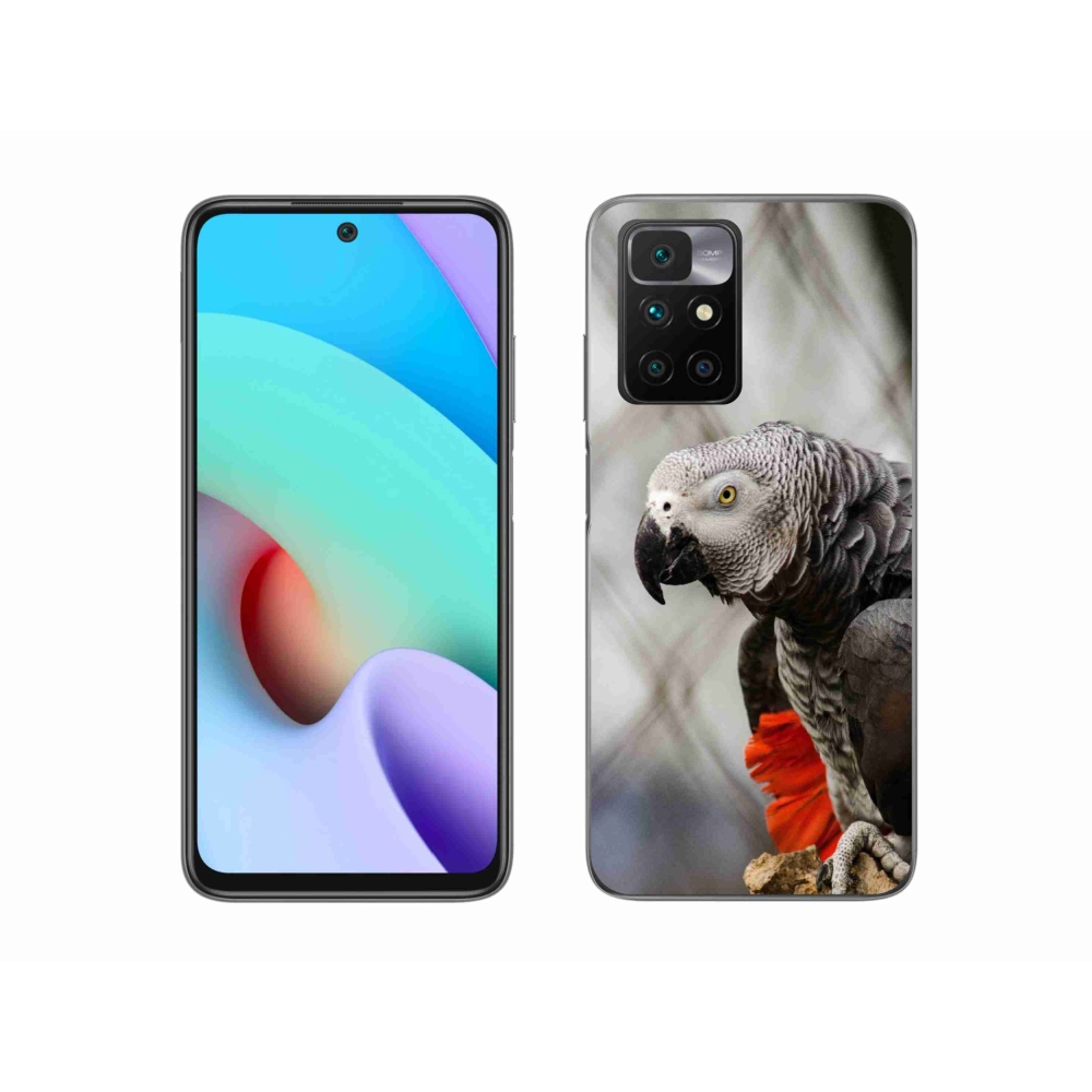 Gélový kryt mmCase na Xiaomi Redmi 10/Redmi 10 (2022) - papagáj žako 3