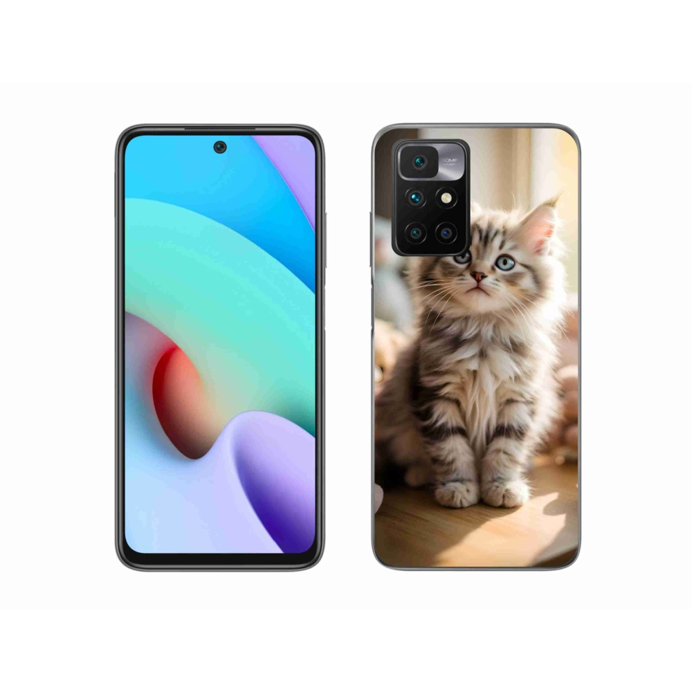 Gélový kryt mmCase na Xiaomi Redmi 10/Redmi 10 (2022) - roztomilé mačiatko 10