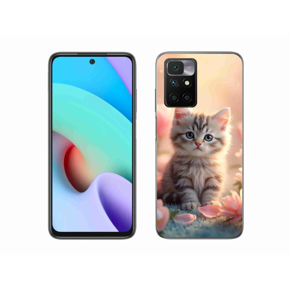 Gélový kryt mmCase na Xiaomi Redmi 10/Redmi 10 (2022) - roztomilé mačiatko 8