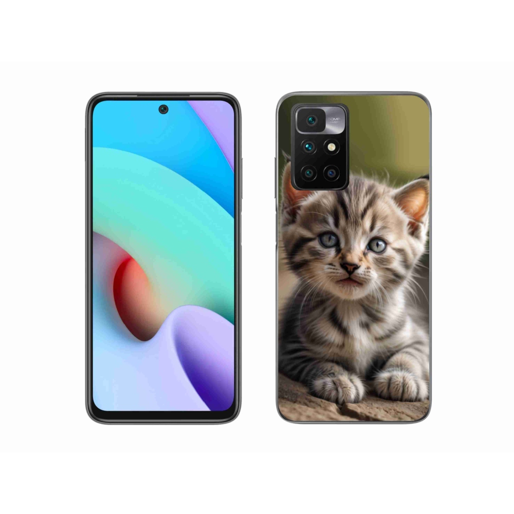Gélový kryt mmCase na Xiaomi Redmi 10/Redmi 10 (2022) - roztomilé mačiatko 9