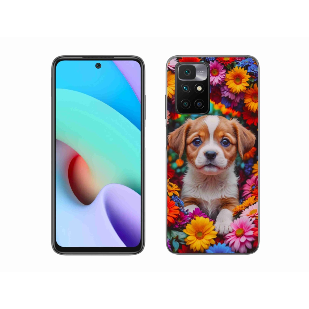 Gélový kryt mmCase na Xiaomi Redmi 10/Redmi 10 (2022) - roztomilé šteňa