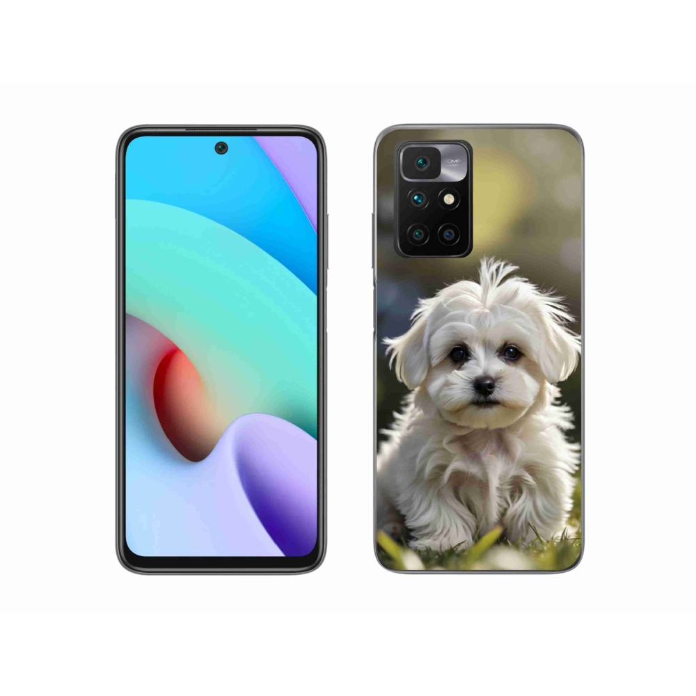 Gélový kryt mmCase na Xiaomi Redmi 10/Redmi 10 (2022) - roztomilý maltézsky psík