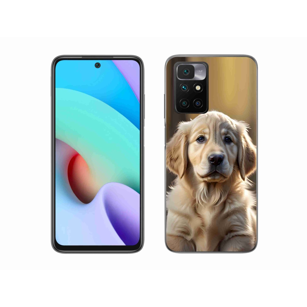 Gélový kryt mmCase na Xiaomi Redmi 10/Redmi 10 (2022) - roztomilý zlatý retriever