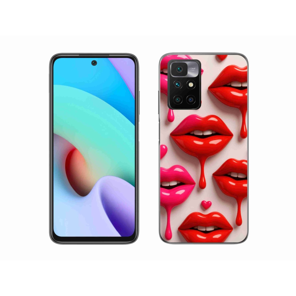 Gélový kryt mmCase na Xiaomi Redmi 10/Redmi 10 (2022) - pery 2