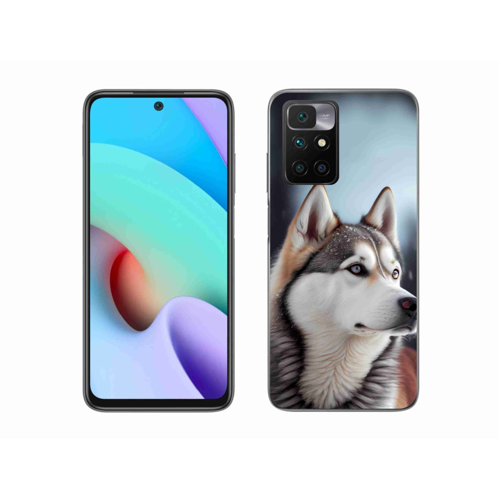 Gélový kryt mmCase na Xiaomi Redmi 10/Redmi 10 (2022) - sibírsky husky