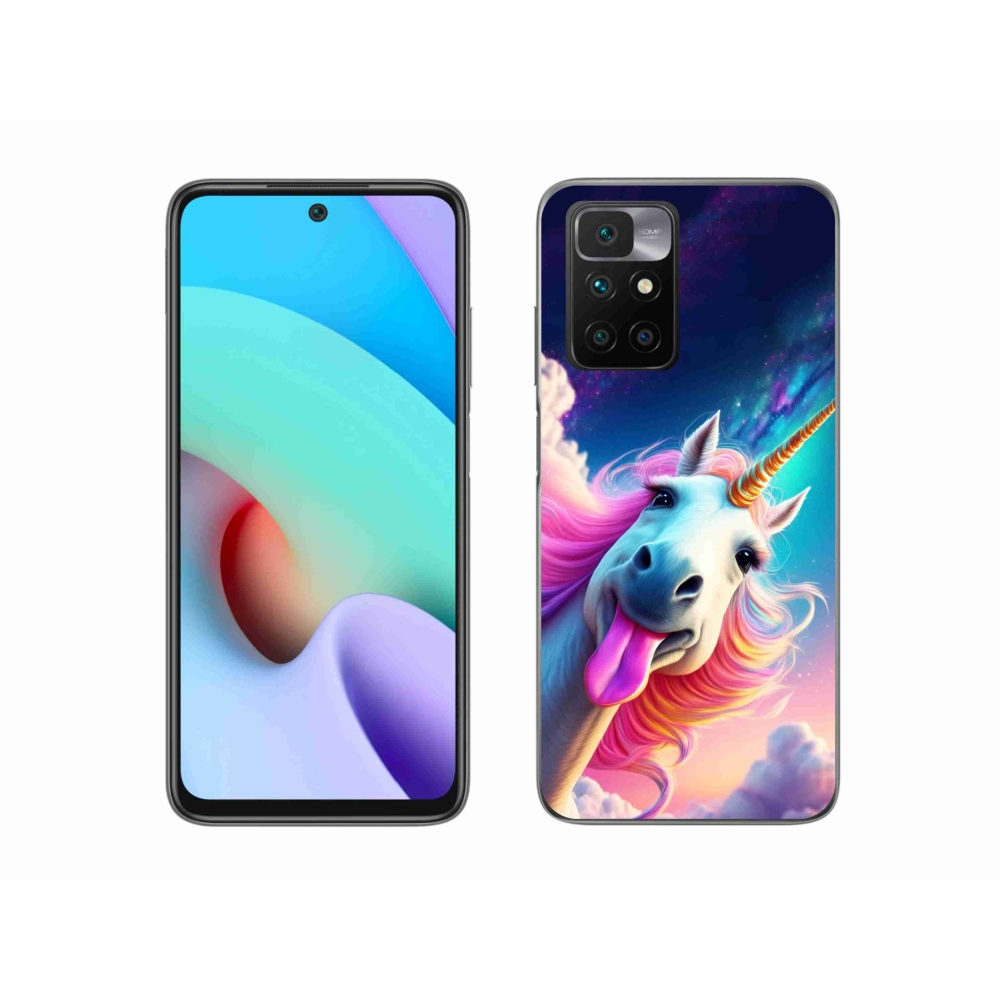 Gélový kryt mmCase na Xiaomi Redmi 10/Redmi 10 (2022) - šialený jednorožec