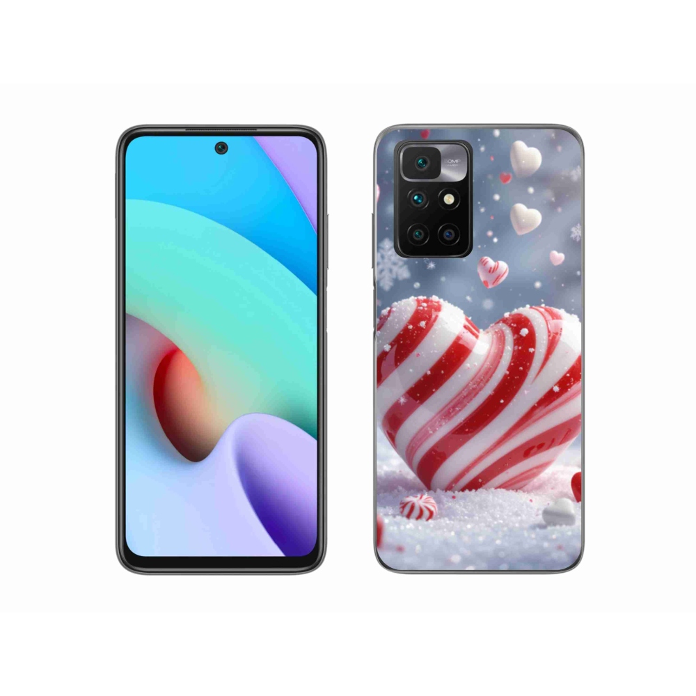 Gélový kryt mmCase na Xiaomi Redmi 10/Redmi 10 (2022) - sladké srdce