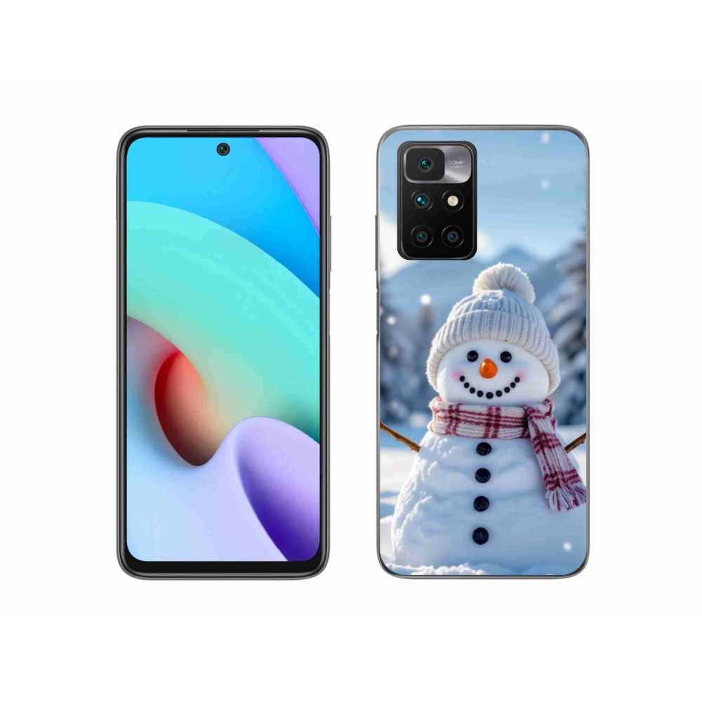 Gélový kryt mmCase na Xiaomi Redmi 10/Redmi 10 (2022) - snehuliak 3