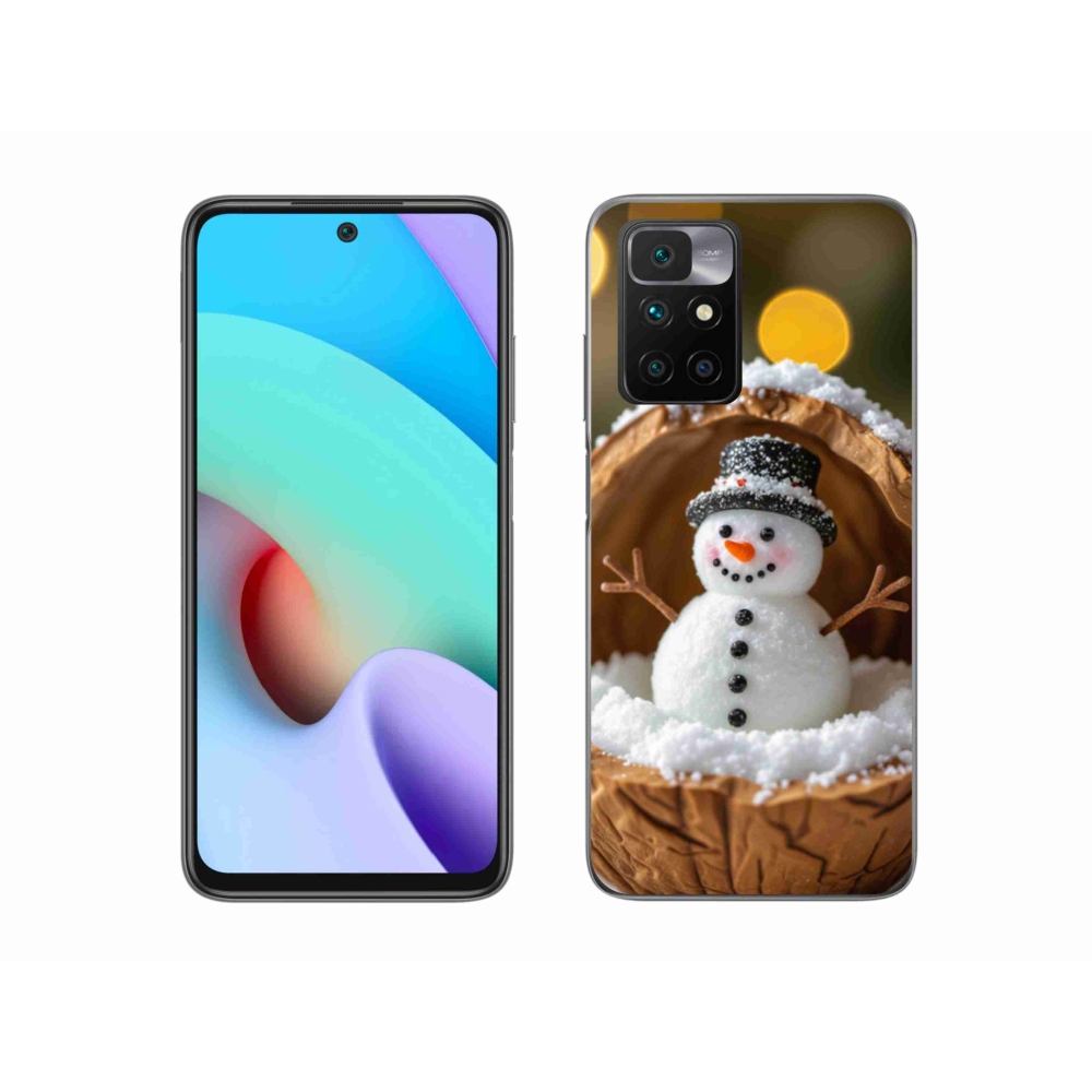 Gélový kryt mmCase na Xiaomi Redmi 10/Redmi 10 (2022) - snehuliak 4