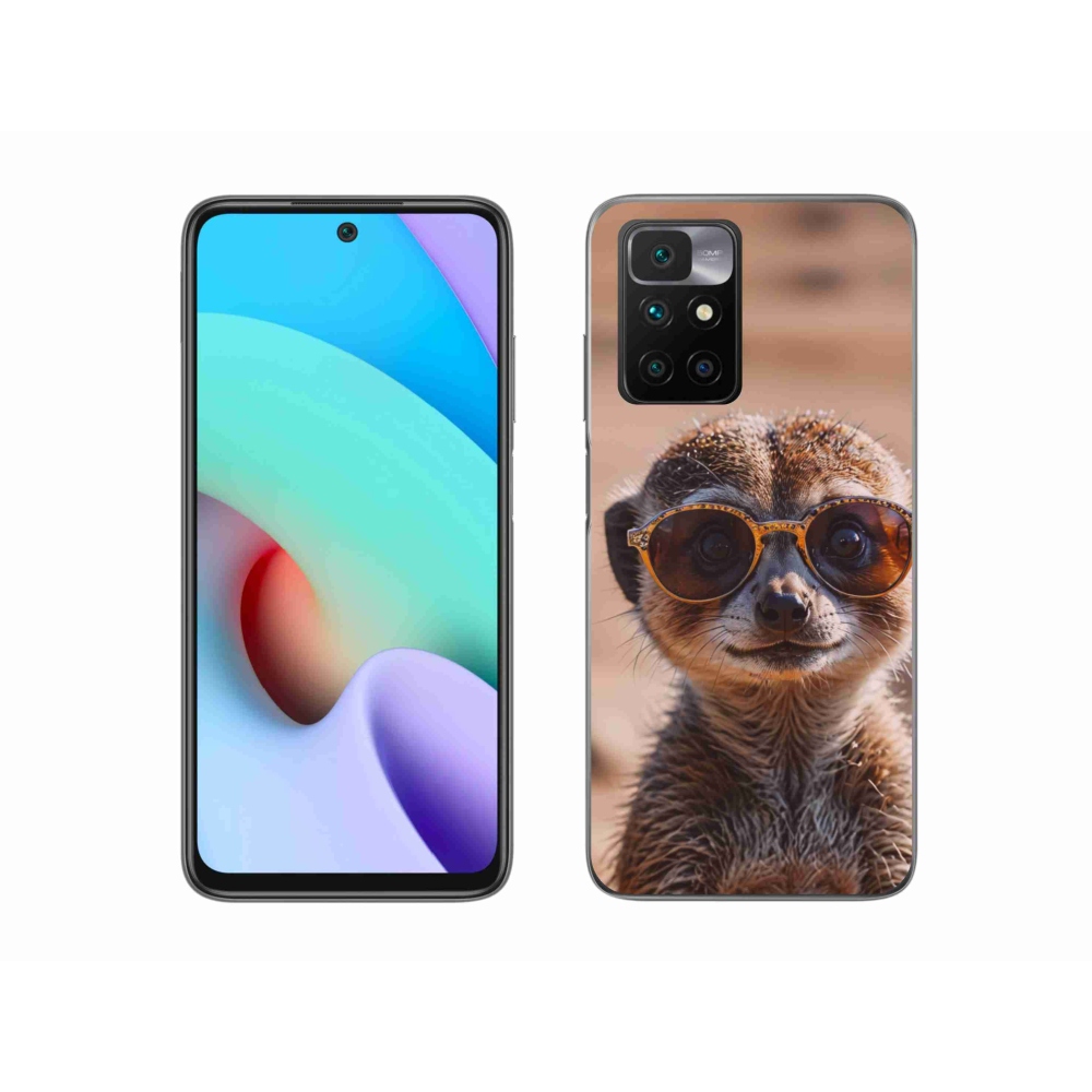 Gélový kryt mmCase na Xiaomi Redmi 10/Redmi 10 (2022) - štýlová surikata
