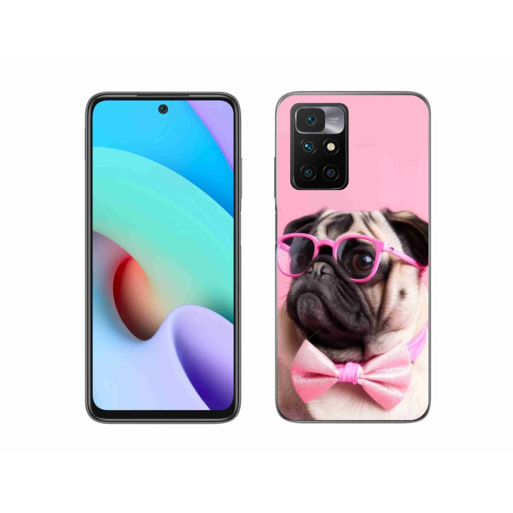 Gélový kryt mmCase na Xiaomi Redmi 10/Redmi 10 (2022) - štýlový mops