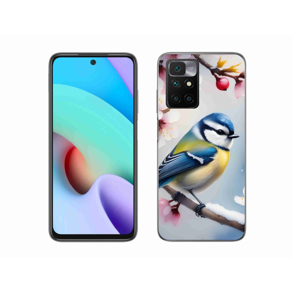 Gélový kryt mmCase na Xiaomi Redmi 10/Redmi 10 (2022) - sýkorka