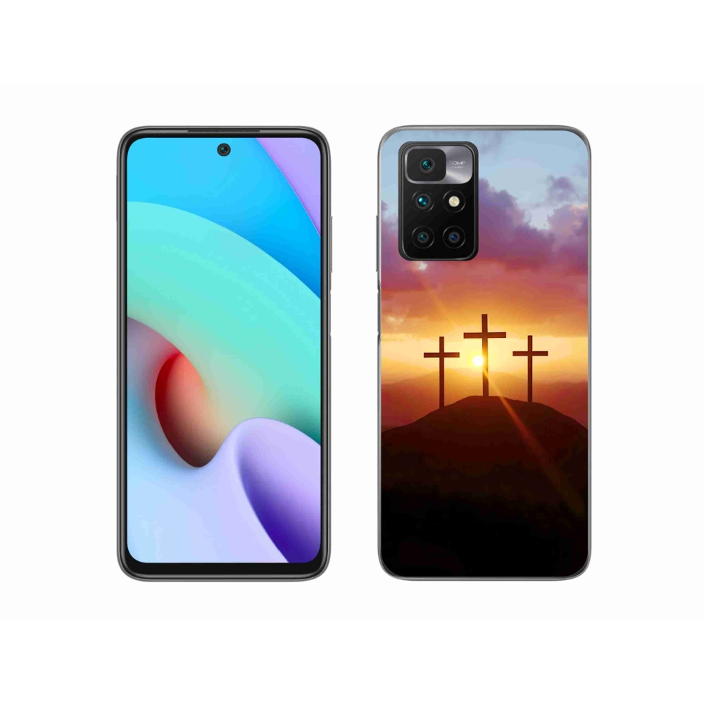 Gélový kryt mmCase na Xiaomi Redmi 10/Redmi 10 (2022) - tri kríža