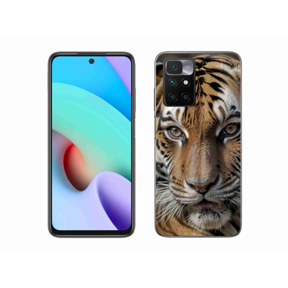 Gélový kryt mmCase na Xiaomi Redmi 10/Redmi 10 (2022) - tigrie pohľad