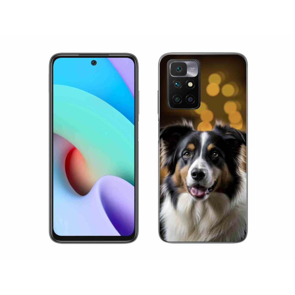 Gélový kryt mmCase na Xiaomi Redmi 10/Redmi 10 (2022) - usmievavý austrálsky ovčiak