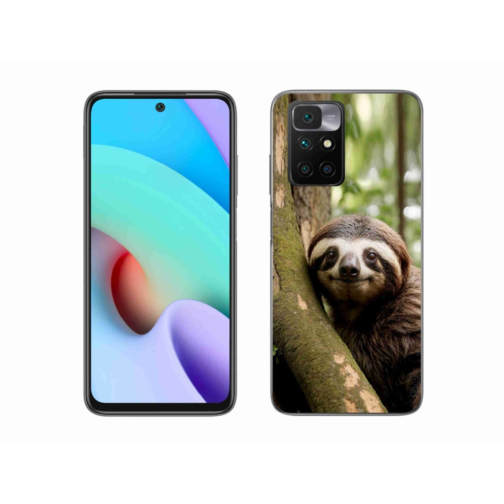 Gélový kryt mmCase na Xiaomi Redmi 10/Redmi 10 (2022) - usmievavý leňochod