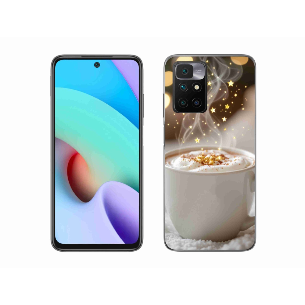Gélový kryt mmCase na Xiaomi Redmi 10/Redmi 10 (2022) - vianočný horúci nápoj
