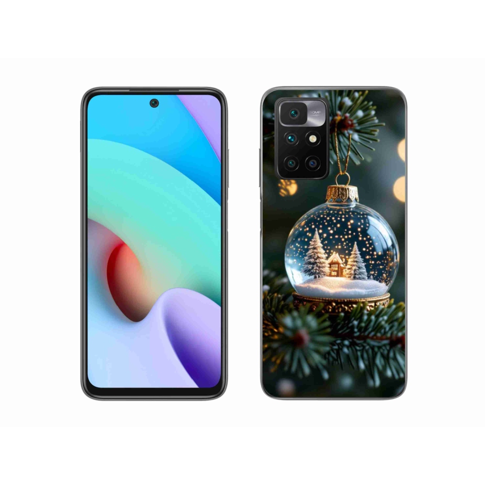 Gélový kryt mmCase na Xiaomi Redmi 10/Redmi 10 (2022) - vianočné gule 2