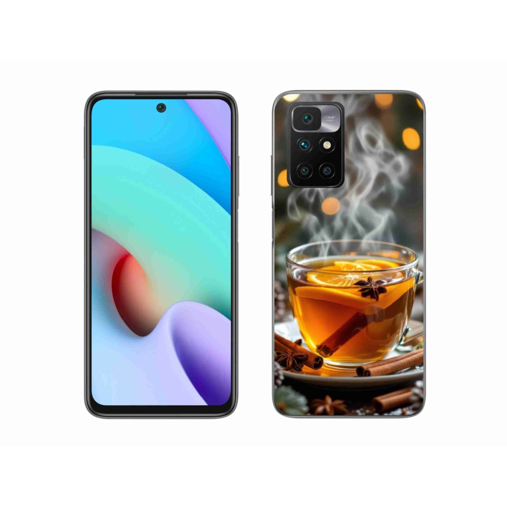 Gélový kryt mmCase na Xiaomi Redmi 10/Redmi 10 (2022) - vianočný punč