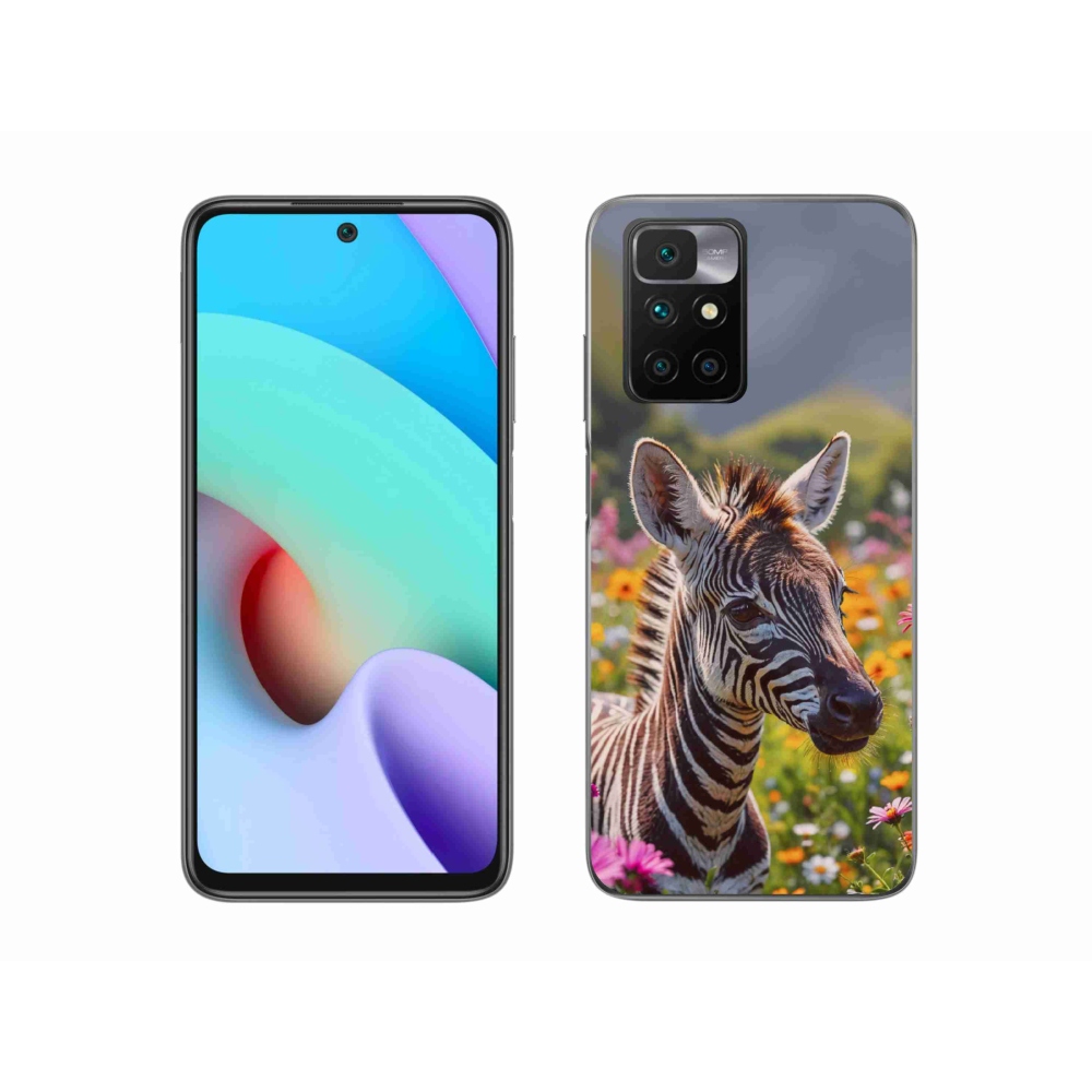 Gélový kryt mmCase na Xiaomi Redmi 10/Redmi 10 (2022) - zebra na lúke