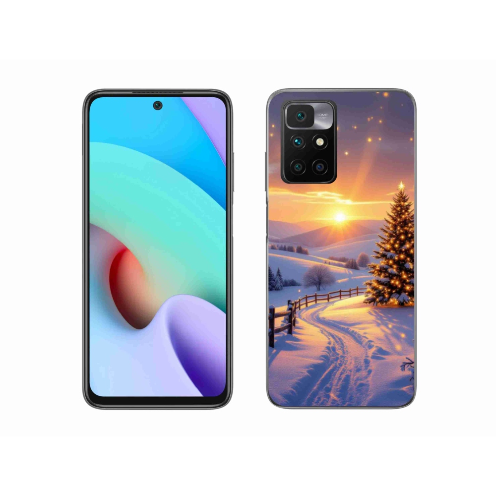 Gélový kryt mmCase na Xiaomi Redmi 10/Redmi 10 (2022) - zimná krajina