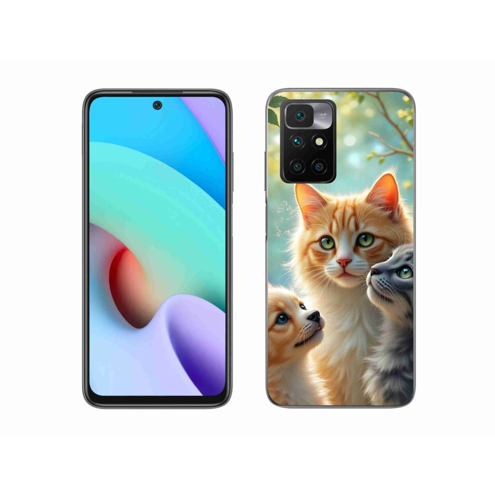 Gélový kryt mmCase na Xiaomi Redmi 10/Redmi 10 (2022) - zvieracie priateľstvo 2