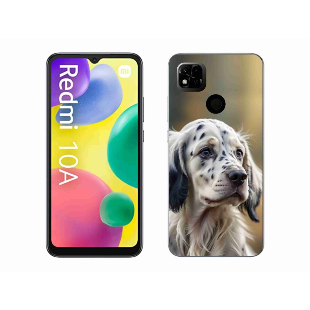 Gélový kryt mmCase na Xiaomi Redmi 10A - anglický seter