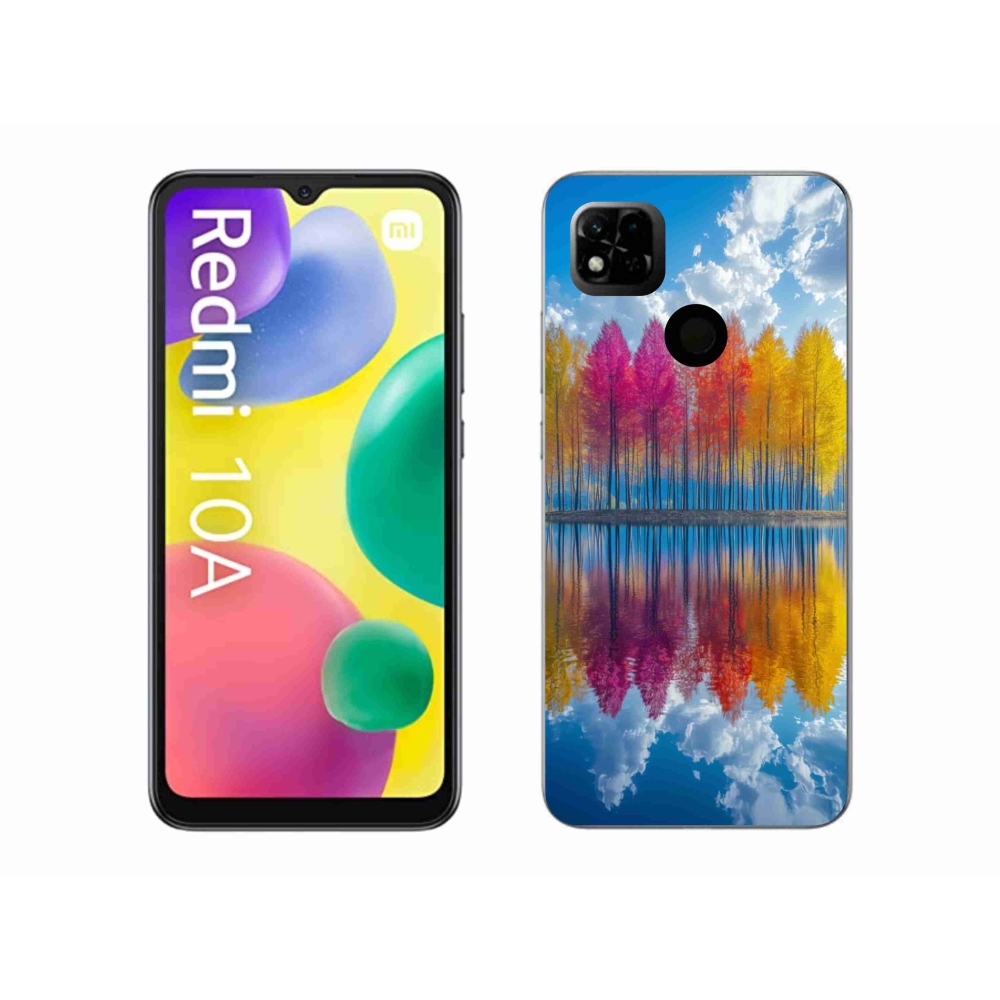 Gélový kryt mmCase na Xiaomi Redmi 10A - farebné stromy