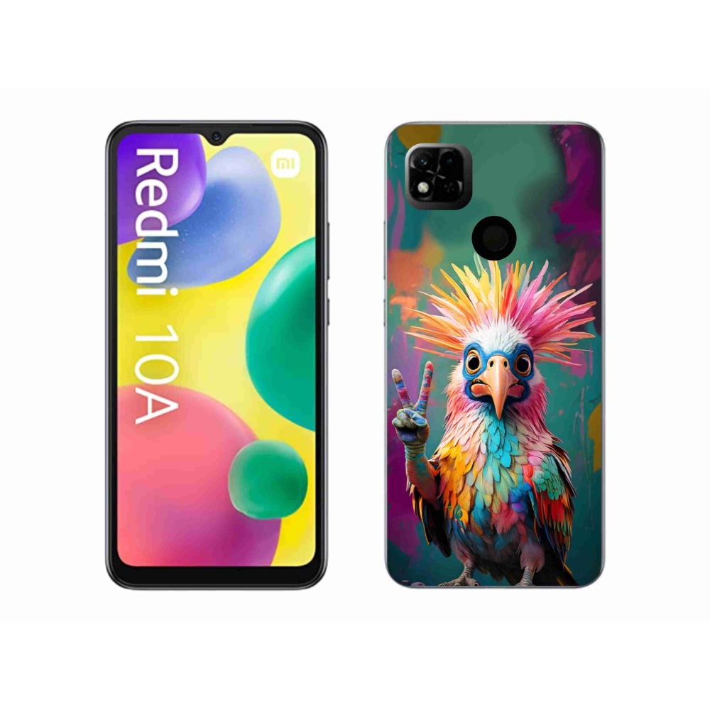 Gélový kryt mmCase na Xiaomi Redmi 10A - farebný rebel