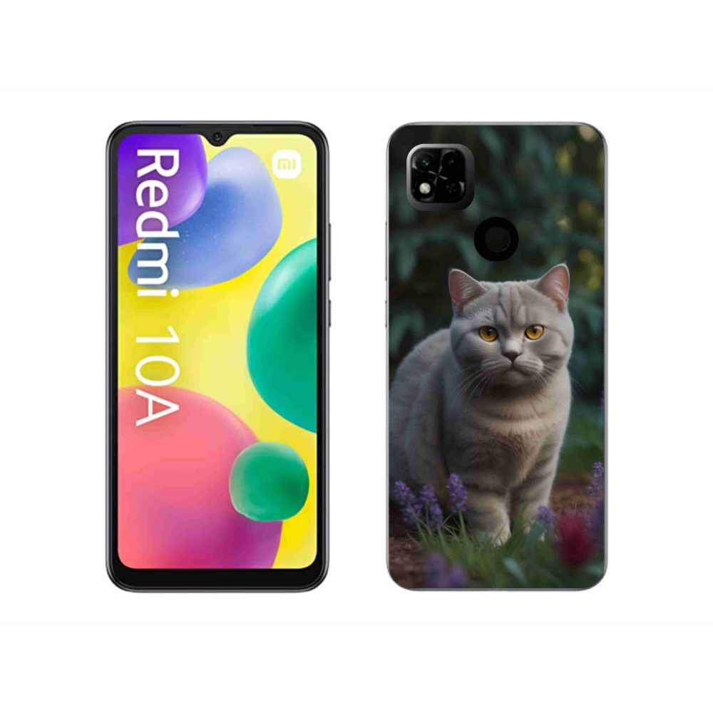 Gélový kryt mmCase na Xiaomi Redmi 10A - britská mačka
