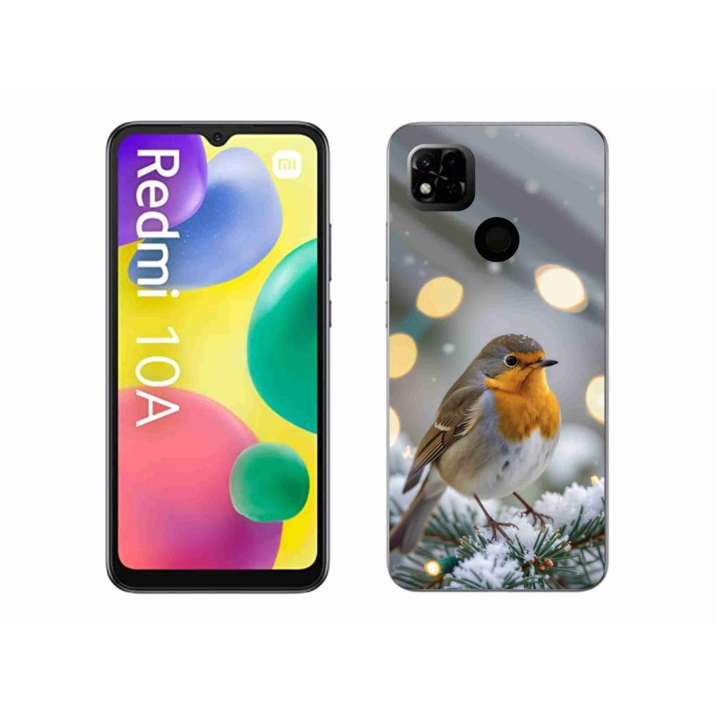 Gélový kryt mmCase na Xiaomi Redmi 10A - červienka v zime