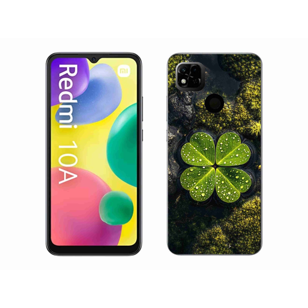 Gélový kryt mmCase na Xiaomi Redmi 10A - štvorlístok