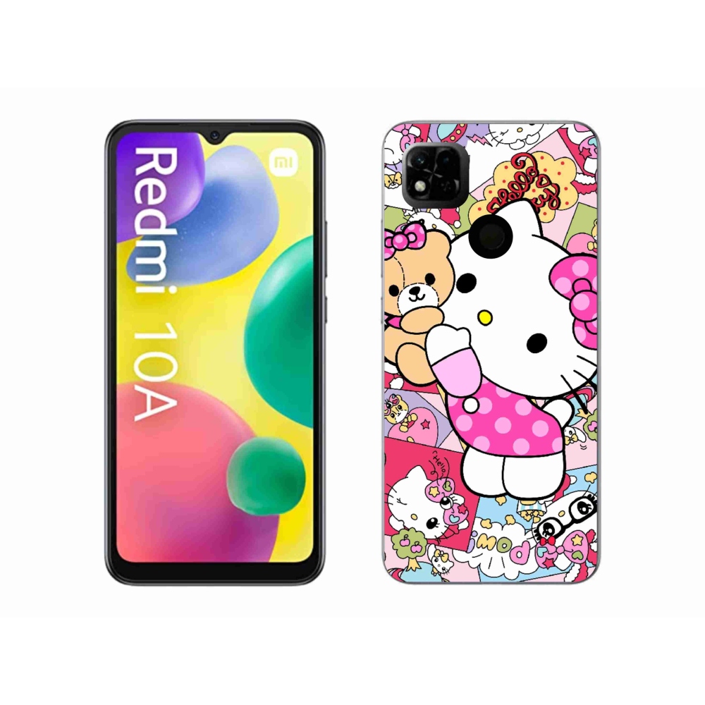 Gélový kryt mmCase na Xiaomi Redmi 10A - cute kitty