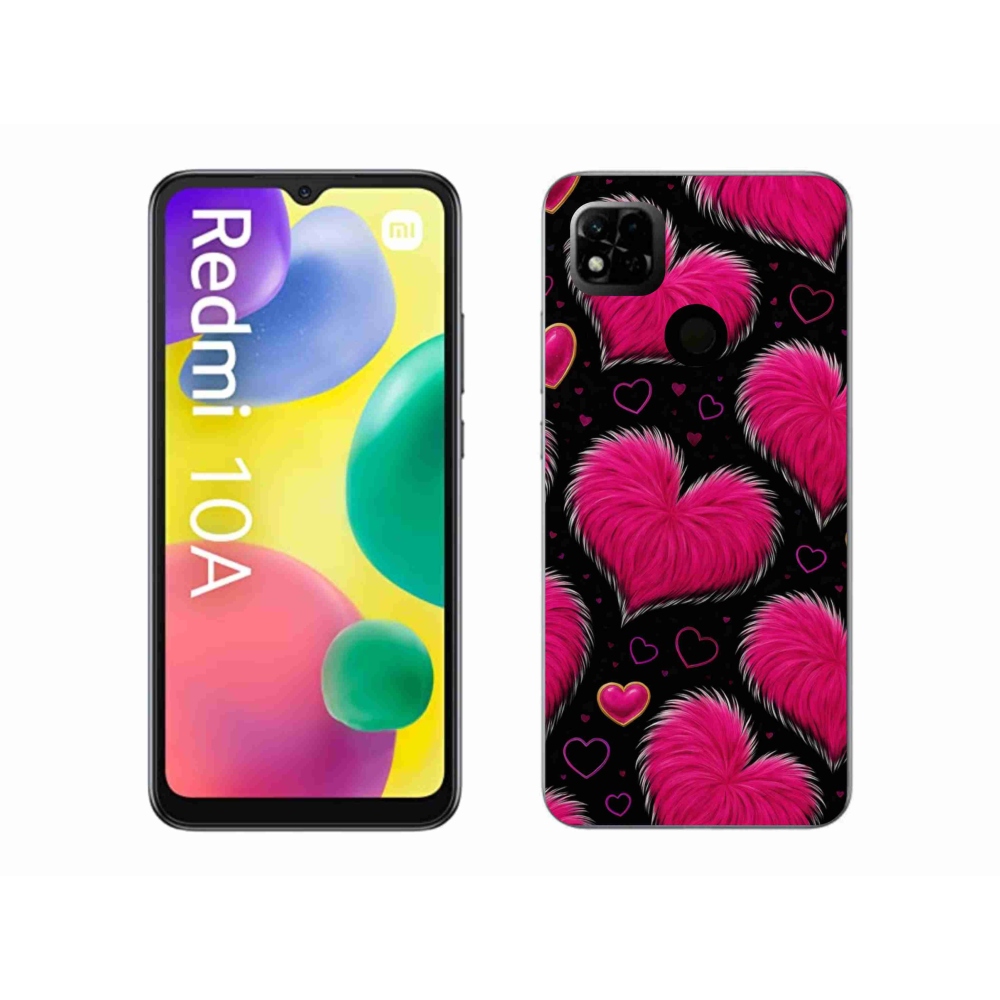 Gélový kryt mmCase na Xiaomi Redmi 10A - hebké srdce