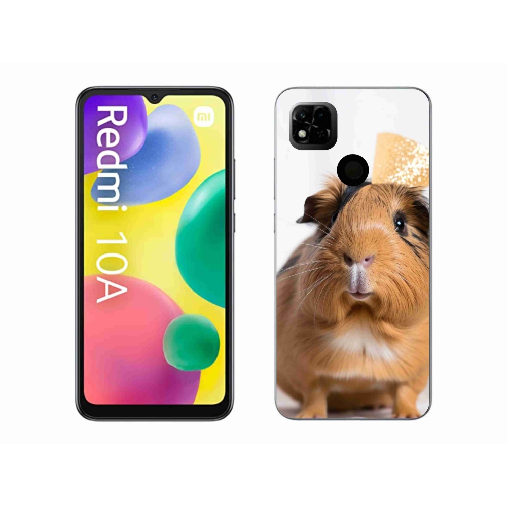 Gélový kryt mmCase na Xiaomi Redmi 10A - hnedé morča