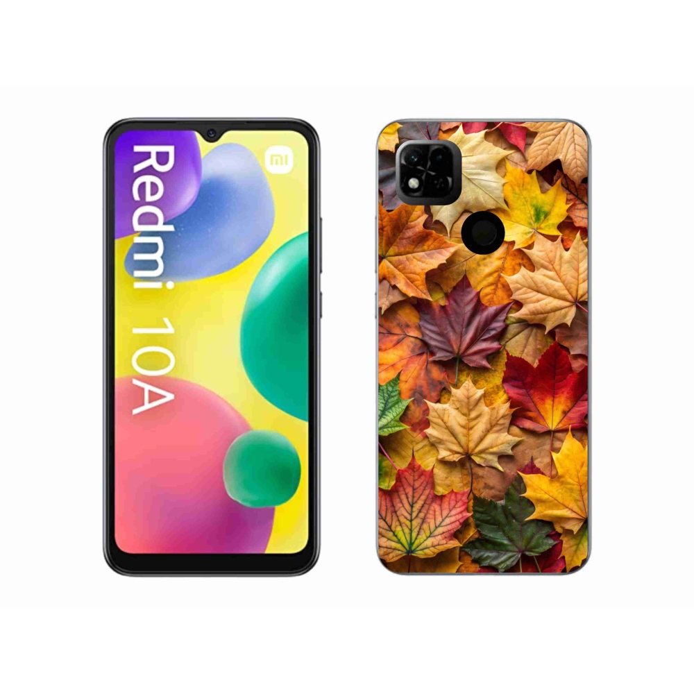 Gélový kryt mmCase na Xiaomi Redmi 10A - javorové listy 2