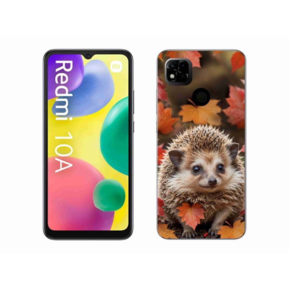 Gélový kryt mmCase na Xiaomi Redmi 10A - ježko v lístia