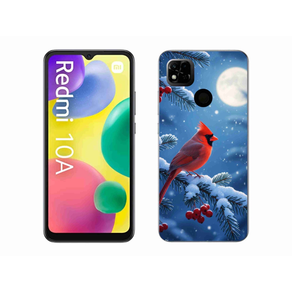 Gélový kryt mmCase na Xiaomi Redmi 10A - kardinál červený
