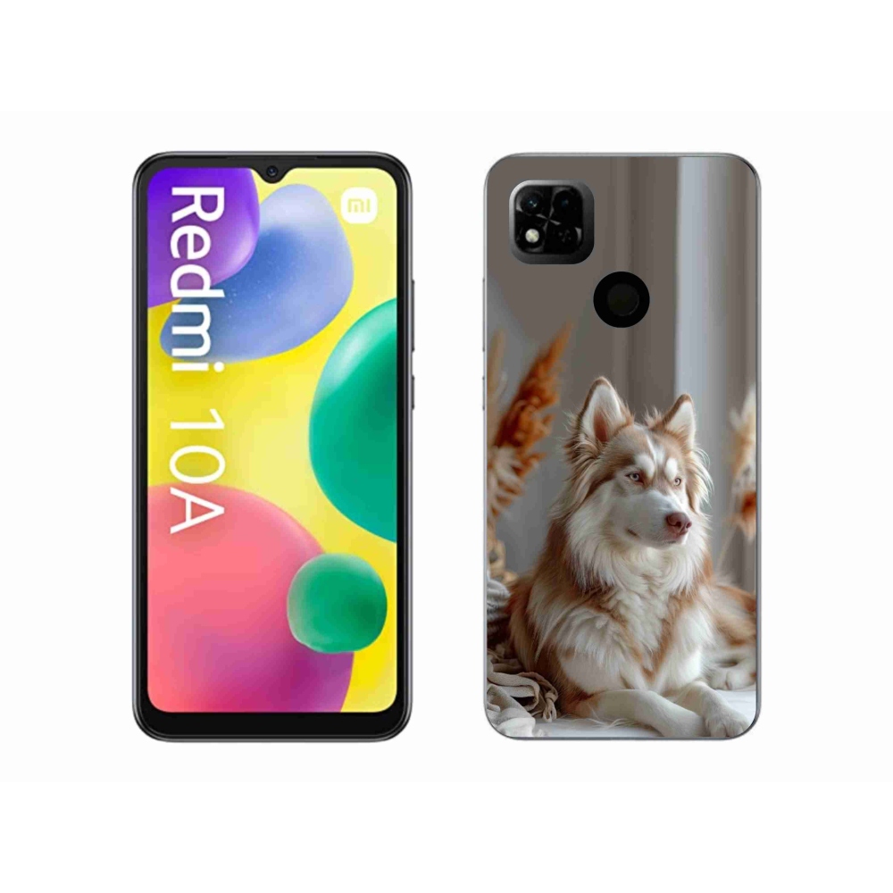 Gélový kryt mmCase na Xiaomi Redmi 10A - pokojný sibírsky husky