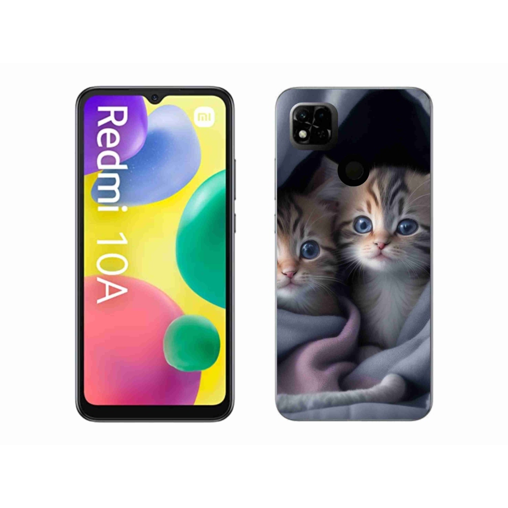 Gélový kryt mmCase na Xiaomi Redmi 10A - mačacie duo 2