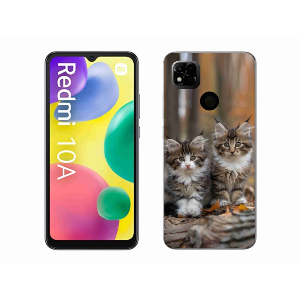 Gélový kryt mmCase na Xiaomi Redmi 10A - mačacie duo 3