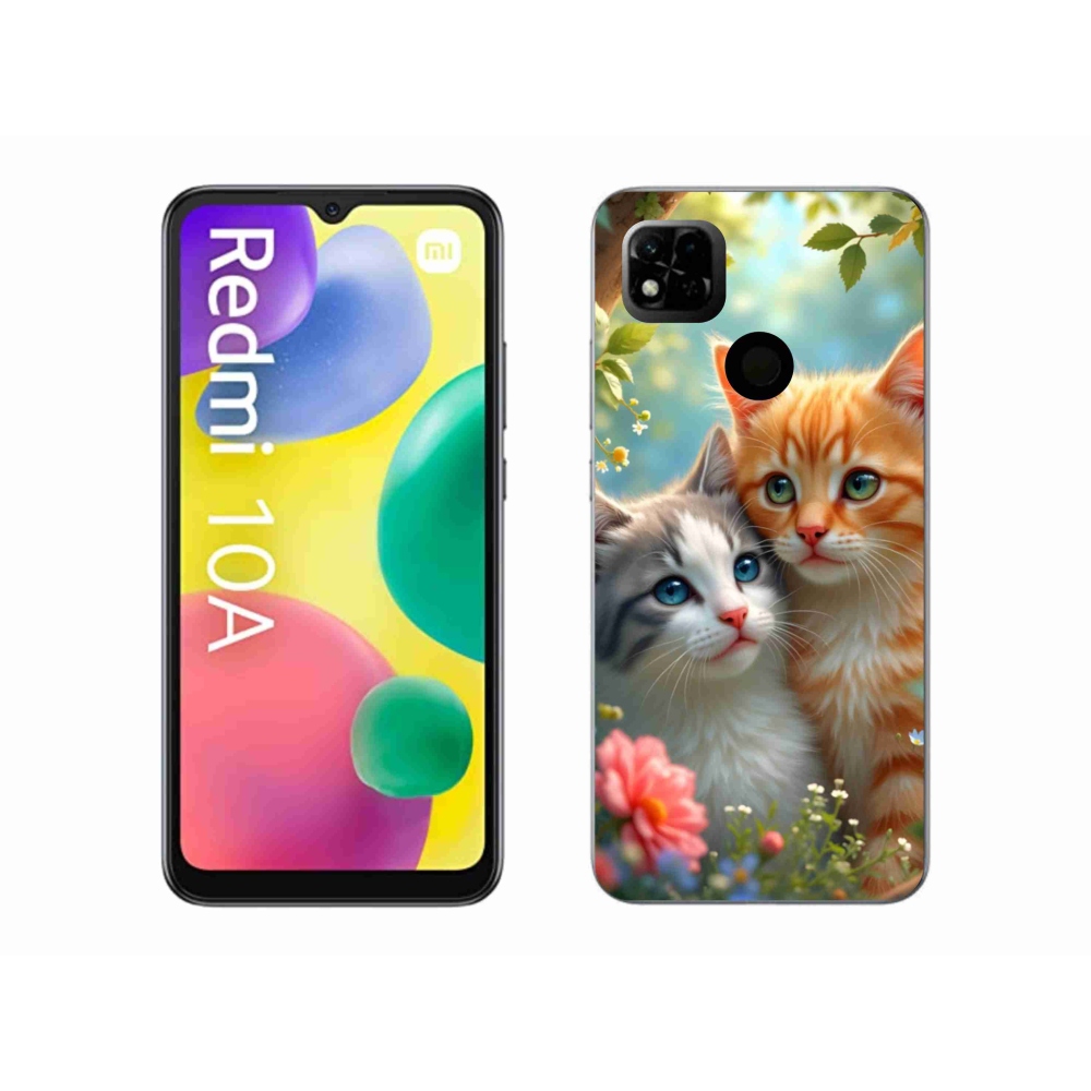 Gélový kryt mmCase na Xiaomi Redmi 10A - mačacia láska 2